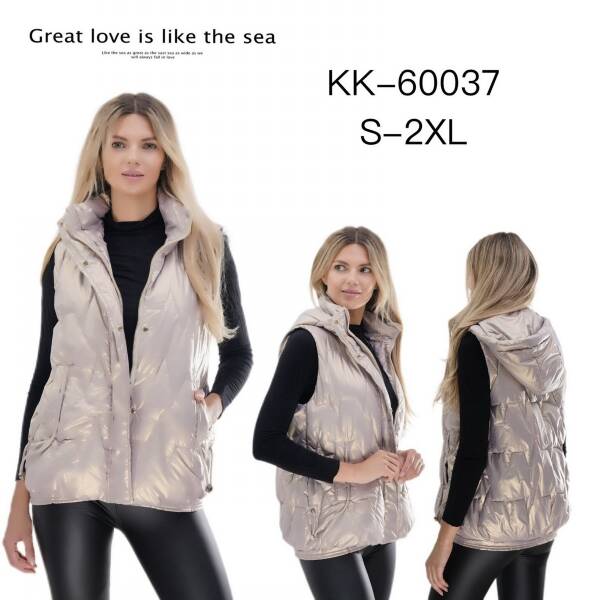 Kamizelka damkie Roz S-2XL, 1 Kolor Paczka 5 szt 1